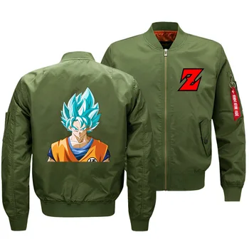 Anime Dragon Ball Bomber Jacket US EU plus Size Male pilot Coats Black Goku Baseball padded cotton Windbreaker for Men D91703
Anime Dragon Ball Bomber Jacket US EU plus Size Male pilot Coats Black Goku Baseball padded cotton Windbreaker for Men D91703