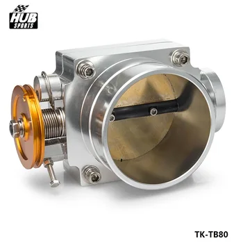 80mm Alloy Aluminum Universal Throttle Body CNC Billet Intake Manifold High Flow HU-TB80
80mm Alloy Aluminum Universal Throttle Body CNC Billet Intake Manifold High Flow HU-TB80