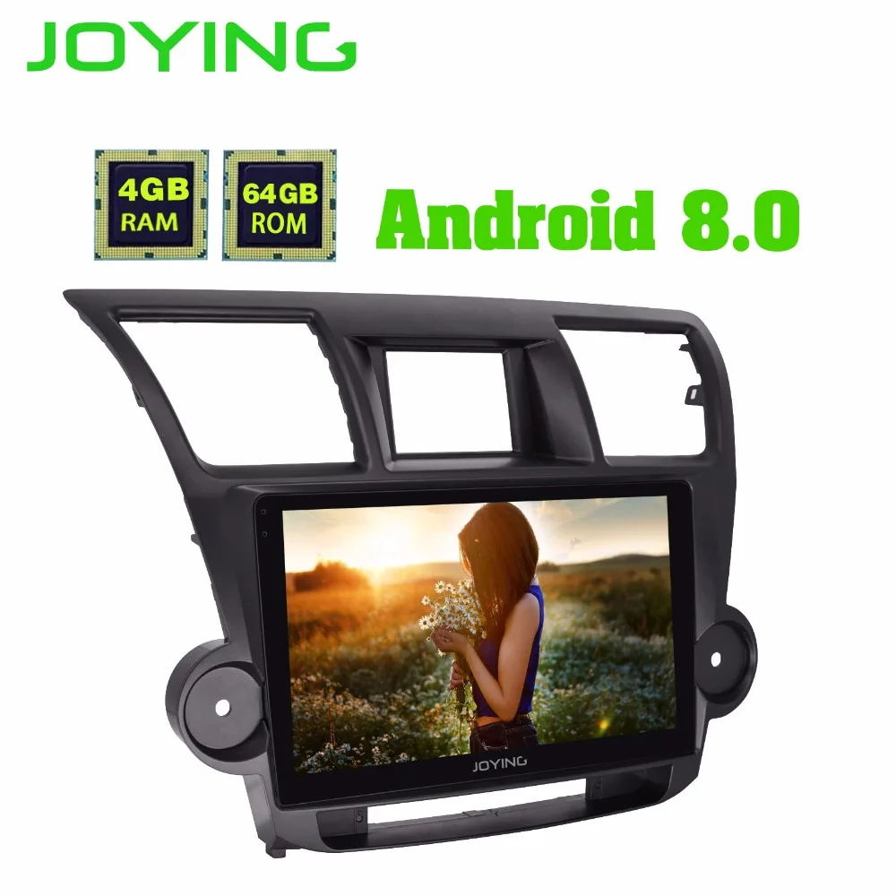 JOYING 2 din car radio audio player Android 8.0 4GB octa core 10.1'' IPS Screen GPS system wifi for Toyota Highlander 2009-2013
JOYING 2 din car radio audio player Android 8.0 4GB octa core 10.1'' IPS Screen GPS system wifi for Toyota Highlander 2009-2013
