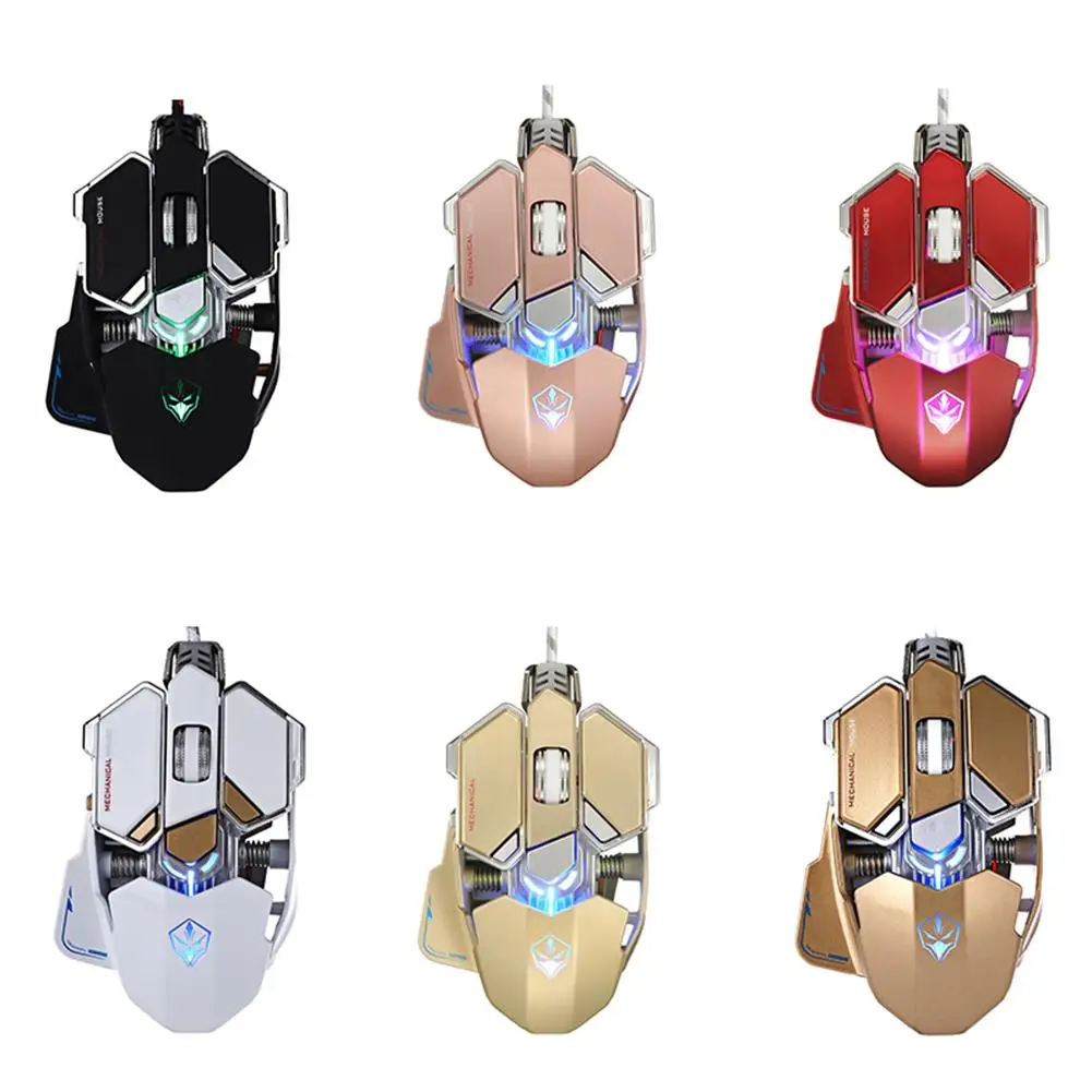 New Arrival Mechanical Gaming Mouse USB Wired 9 Button Backlight 4000 Adjustable DPI Optical
New Arrival Mechanical Gaming Mouse USB Wired 9 Button Backlight 4000 Adjustable DPI Optical