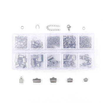 238pc Mixed Stainless Steel Necklace Head Mazi Buckle Open Jump Rings Lobster Buckle Melon Chain Double Jewelry Findings DIY
238pc Mixed Stainless Steel Necklace Head Mazi Buckle Open Jump Rings Lobster Buckle Melon Chain Double Jewelry Findings DIY