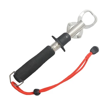 H Fishing Tools Set Fish Lip Gripper Anti-slip Stainless Steel Fishing Grips with Scale 15KG/33LB
H Fishing Tools Set Fish Lip Gripper Anti-slip Stainless Steel Fishing Grips with Scale 15KG/33LB