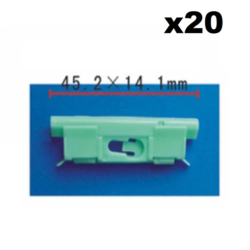 20x For Honda Accord Front Windshield Trim Molding Plastic Front Glass Clips / Front windshield fixed buckle
20x For Honda Accord Front Windshield Trim Molding Plastic Front Glass Clips / Front windshield fixed buckle