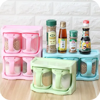 Kitchen supplies multi-function seasoning box set household combination salt shaker MSG sauce storage box plastic ZP12211111
Kitchen supplies multi-function seasoning box set household combination salt shaker MSG sauce storage box plastic ZP12211111
