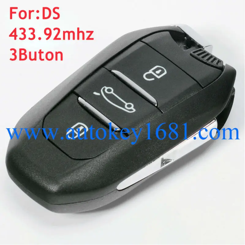 OEM 3button smart key 433.92mhz with blade for Peugeot 508 DS Citroen C4L Original remote key with LOGO Free shipping
OEM 3button smart key 433.92mhz with blade for Peugeot 508 DS Citroen C4L Original remote key with LOGO Free shipping