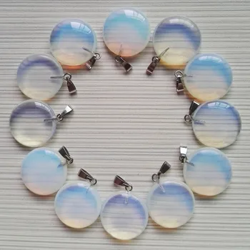 Wholesale fashion opal round stone pendants charms Pendant for Necklace 12pcs/lot Free shipping
Wholesale fashion opal round stone pendants charms Pendant for Necklace 12pcs/lot Free shipping