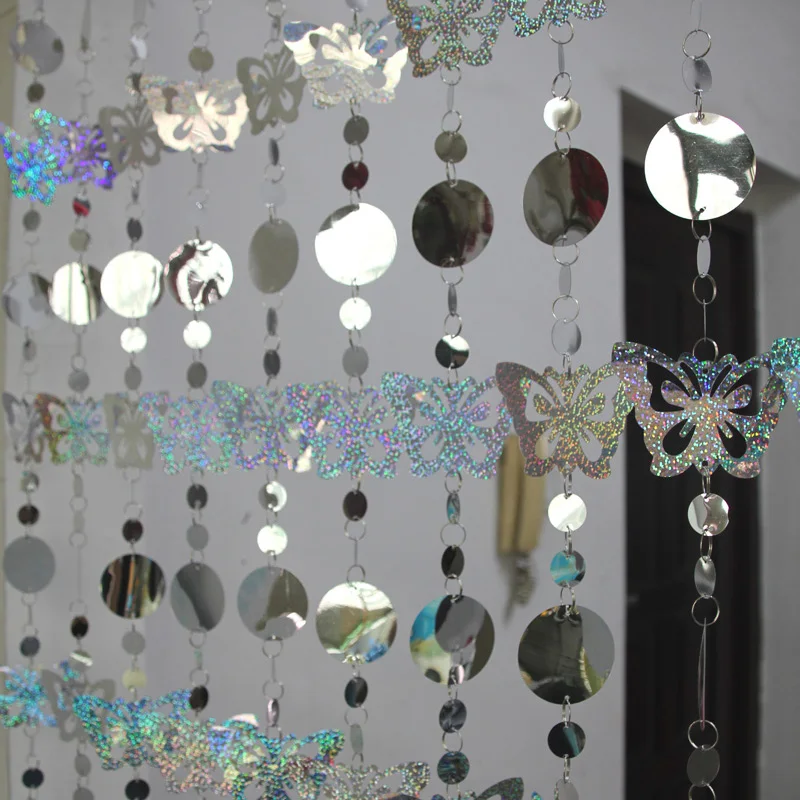 Children's cartoon curtain PVC plastic butterfly sequin curtains home interior decoration supplies festive decoration ornaments
Children's cartoon curtain PVC plastic butterfly sequin curtains home interior decoration supplies festive decoration ornaments