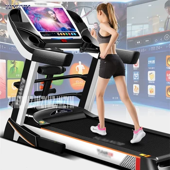 

15.6 inch family run treadmill Color screen WIFI multi-function electric Treadmill For house Fitness Equipment Running 8096