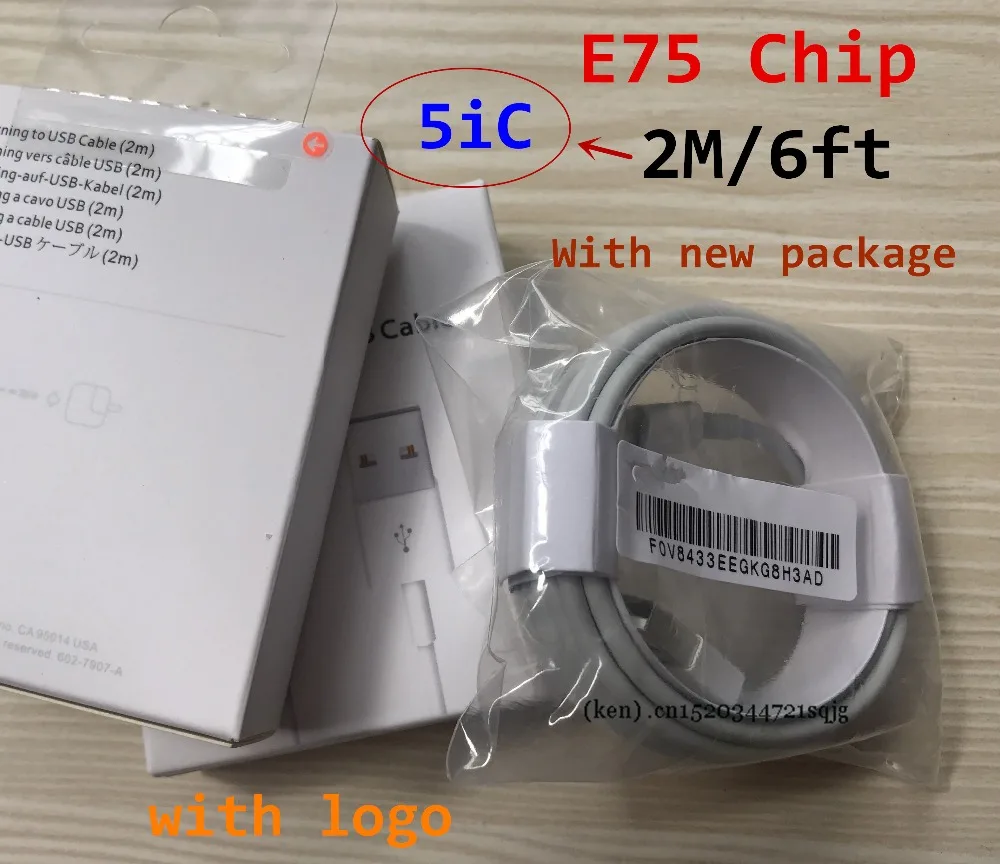 10pcs/lot 100% original oem 2M/6FT E75 Chip OD 3.0mm Data USB charger Cable For i6 7 8 Plus X XS MAX with new retail packaging
10pcs/lot 100% original oem 2M/6FT E75 Chip OD 3.0mm Data USB charger Cable For i6 7 8 Plus X XS MAX with new retail packaging