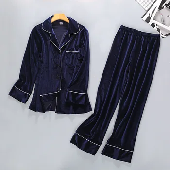 2018 Autumn Womens Velour 2PC Top Pants Suit Night Robe Sleepwear Sets Casual Pajamas Home Wear Nightwear Kimono Bath Gown
2018 Autumn Womens Velour 2PC Top Pants Suit Night Robe Sleepwear Sets Casual Pajamas Home Wear Nightwear Kimono Bath Gown