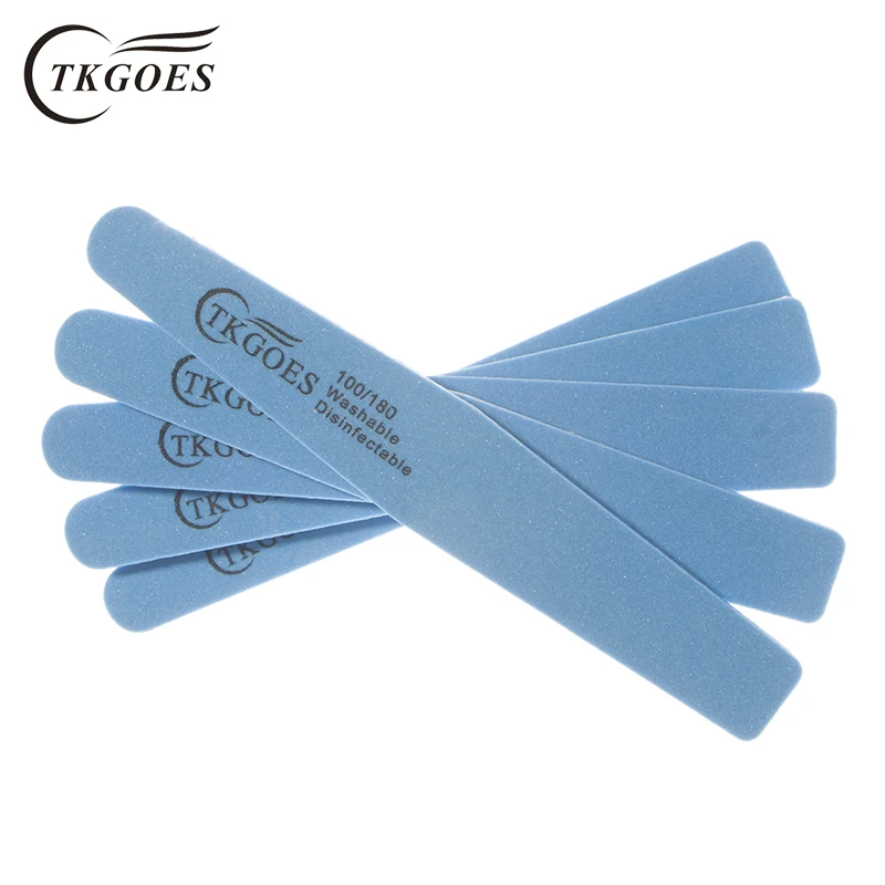 TKGOES 5pcs/lot Blue Color Nail File Buffer Nail Files 100/180 Grit Diamond Sanding Washable Nail Manicure Tool
TKGOES 5pcs/lot Blue Color Nail File Buffer Nail Files 100/180 Grit Diamond Sanding Washable Nail Manicure Tool