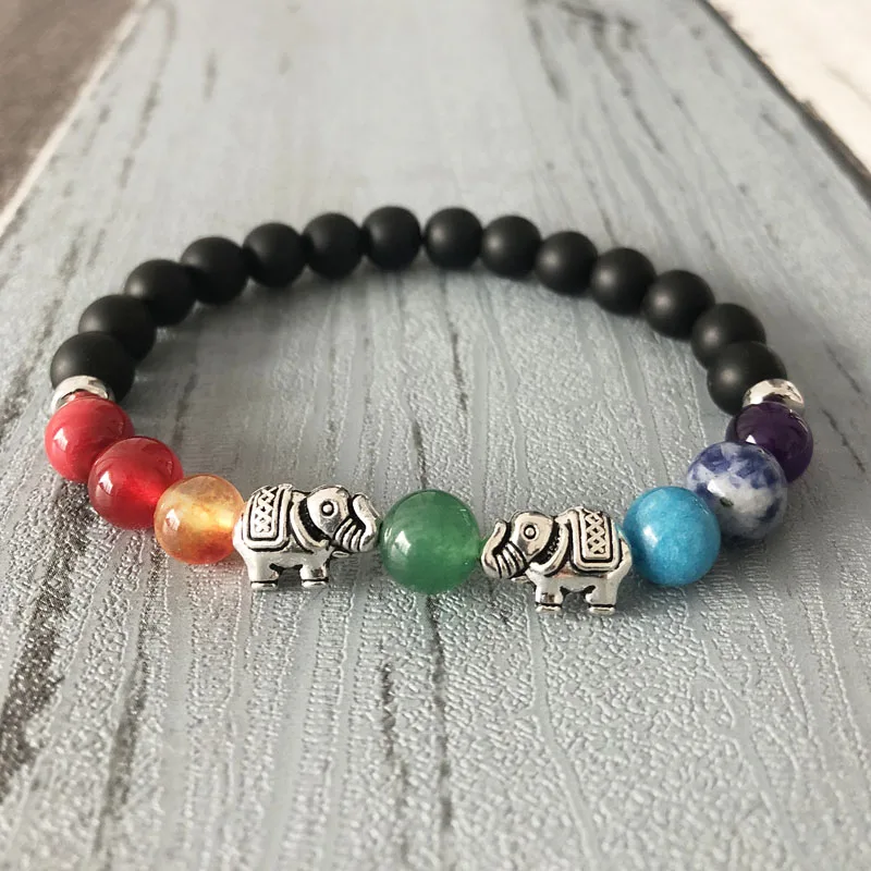 7 Chakra Bracelet With Elephant Black Onyx Boho Elephant Bracelets Chakra Good Luck Reiki Healing Bracelet Gift
7 Chakra Bracelet With Elephant Black Onyx Boho Elephant Bracelets Chakra Good Luck Reiki Healing Bracelet Gift