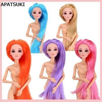 Doll Head with Colorful Straight Long Hair DIY Accessories Head For 11.5" Doll Heads For 1/6 BJD Doll House Doll Accessories
Doll Head with Colorful Straight Long Hair DIY Accessories Head For 11.5" Doll Heads For 1/6 BJD Doll House Doll Accessories
