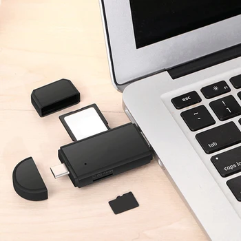 3 In 1 USB 2.0 Type-C OTG Card Reader Writer High-speed Universal for PC Phone Computer Extension Headers
3 In 1 USB 2.0 Type-C OTG Card Reader Writer High-speed Universal for PC Phone Computer Extension Headers