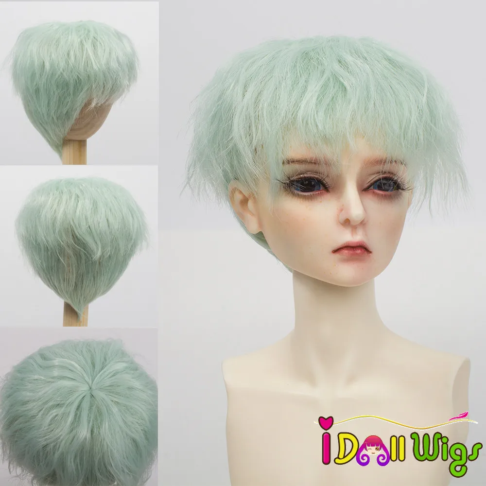 BJD SD Doll Wigs High Temperature Fiber Short Afro Curly Light Green Hair for 1/3 1/4 BJD Dolls Wig Only
BJD SD Doll Wigs High Temperature Fiber Short Afro Curly Light Green Hair for 1/3 1/4 BJD Dolls Wig Only