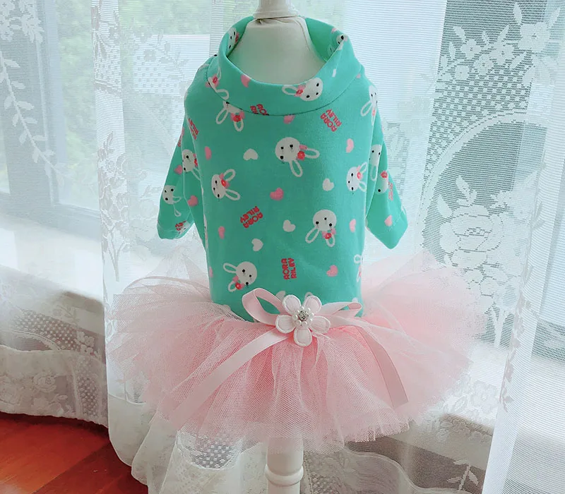 2019 Top Fashion New And Fashion Design Dog Tutu Dresses With Rabbits Printing Xs-xl Sizes Pet Skirts With Small Flower Decors
2019 Top Fashion New And Fashion Design Dog Tutu Dresses With Rabbits Printing Xs-xl Sizes Pet Skirts With Small Flower Decors