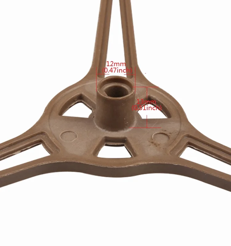Description Picture 2 of item90mm Radius three Tripods 14/16/18/20 mm Wheel Runner/Turn Bracket Microwave Oven Parts