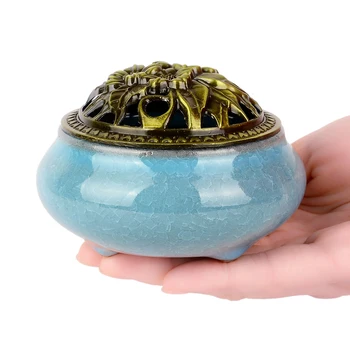 Ceramic Chinese Incense Burner Antique Candle Geur Olie Brander Weihrauch Brenner Crockery Ceramic Diffuser Rituals Kil 60KOB04
Ceramic Chinese Incense Burner Antique Candle Geur Olie Brander Weihrauch Brenner Crockery Ceramic Diffuser Rituals Kil 60KOB04