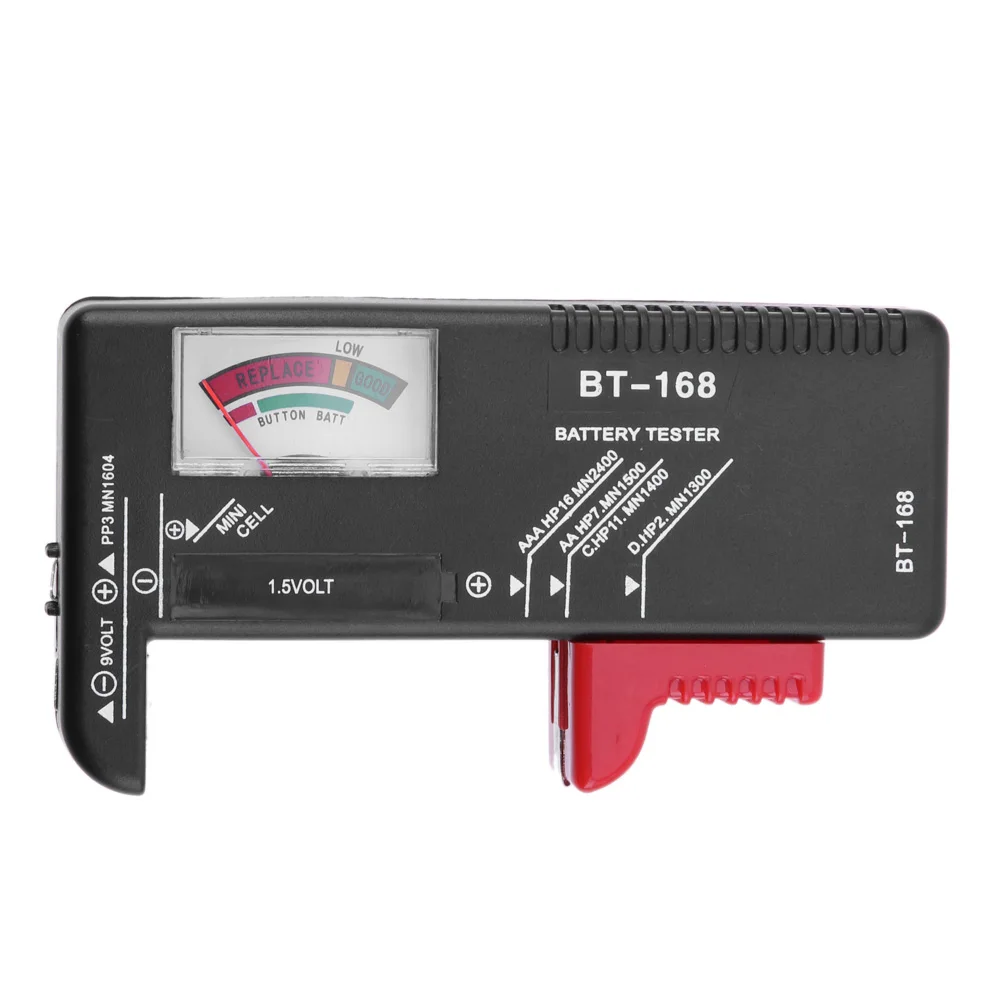 Portable Pointer Display Battery Tester for AAA AA DC Battery AG Series Button Cell Dry Batteries Capacity Testing Standard Tool
Portable Pointer Display Battery Tester for AAA AA DC Battery AG Series Button Cell Dry Batteries Capacity Testing Standard Tool