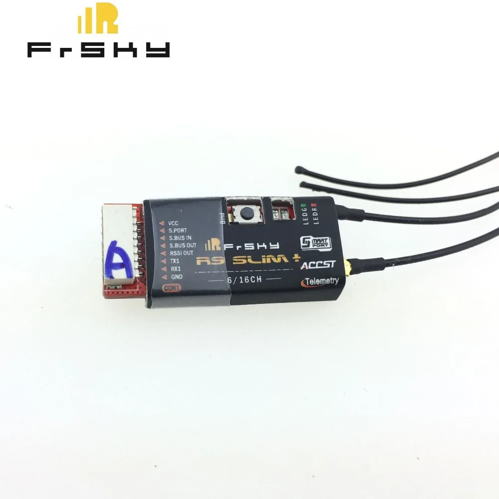 FrSky R9 Slim+ Slim plus OTA Receiver Optimized 900MHz long range Sbus ACCST FCC double T antennas RC Quadcopter Multicopter FPV
FrSky R9 Slim+ Slim plus OTA Receiver Optimized 900MHz long range Sbus ACCST FCC double T antennas RC Quadcopter Multicopter FPV