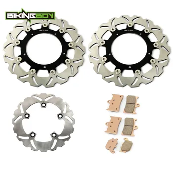 BIKINGBOY Front Rear Brake Discs Rotors Disks Pads for Yamaha YZF R1 1000 2004 2005 2006 Wave Round Full Set Replacement Motor
BIKINGBOY Front Rear Brake Discs Rotors Disks Pads for Yamaha YZF R1 1000 2004 2005 2006 Wave Round Full Set Replacement Motor