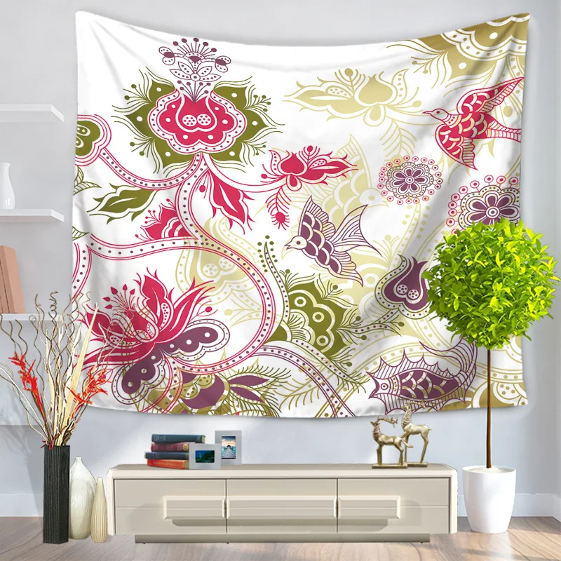 Mandala Fresh Art Flower Parrot Printing Wall Hanging Carpet Carpet Decor Cloth Tapestries Hangings Home Decorative Beach Mat
Mandala Fresh Art Flower Parrot Printing Wall Hanging Carpet Carpet Decor Cloth Tapestries Hangings Home Decorative Beach Mat