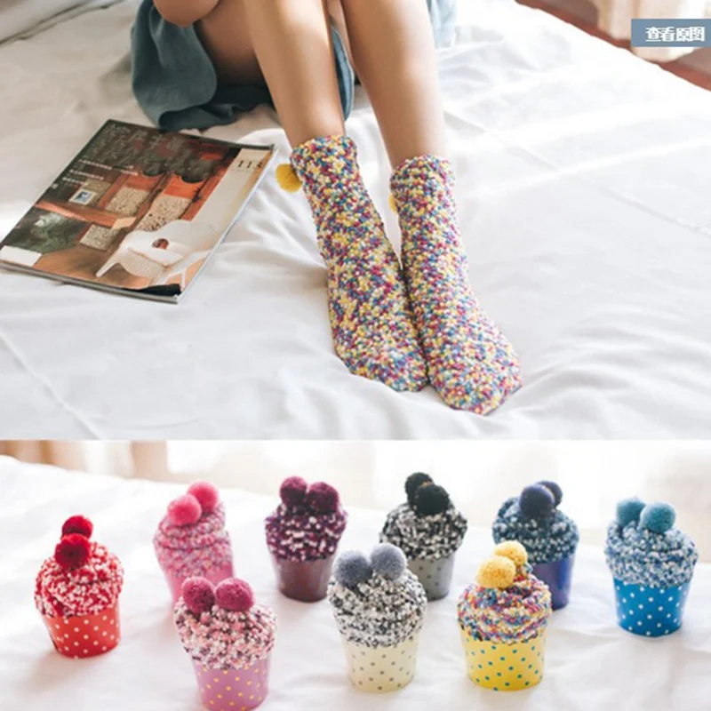 Christmas Lady Soft Floor Home Clothing Accessories 1 Pair Candy Women Fluffy Socks Warm Winter Cosy Lounge Bed Socks Xmas Gift
Christmas Lady Soft Floor Home Clothing Accessories 1 Pair Candy Women Fluffy Socks Warm Winter Cosy Lounge Bed Socks Xmas Gift
