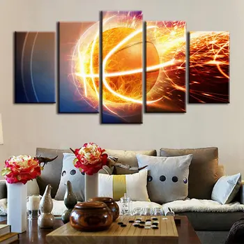 Fashion Christmas Gift for Son 5 Piece Fire Flame Basketball Painting HD Print Modular Abstract Poster Home Decor Drop Shipping
Fashion Christmas Gift for Son 5 Piece Fire Flame Basketball Painting HD Print Modular Abstract Poster Home Decor Drop Shipping