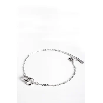 La Monada Silver 925 Double Round Circle Charm Bracelets For Women Designer 925 Sterling Silver Jewelry Bracelet Minimalist
La Monada Silver 925 Double Round Circle Charm Bracelets For Women Designer 925 Sterling Silver Jewelry Bracelet Minimalist