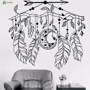YOYOYU Vinyl Wall Decal Arrow Feather Moon Dreamcatcher Exquisite Art Interior Room Home Decoration Stckers FD248 
YOYOYU Vinyl Wall Decal Arrow Feather Moon Dreamcatcher Exquisite Art Interior Room Home Decoration Stckers FD248