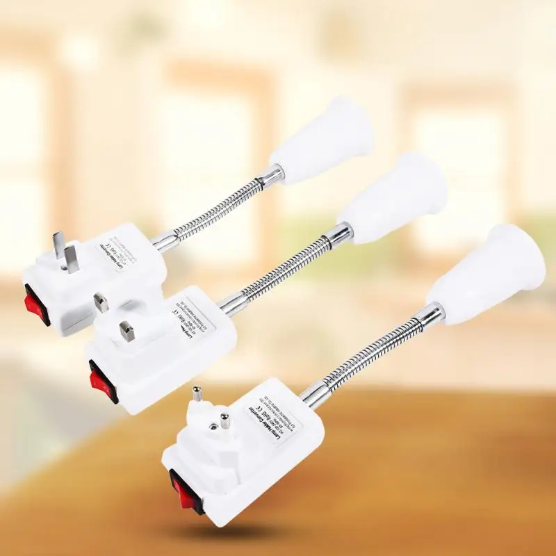 E27 Adapter Light Bulb Lamp Holder E27 Splitter Flexible Extension Adapter Converter Lighting Adapter With Screw SocketSwitch
E27 Adapter Light Bulb Lamp Holder E27 Splitter Flexible Extension Adapter Converter Lighting Adapter With Screw SocketSwitch