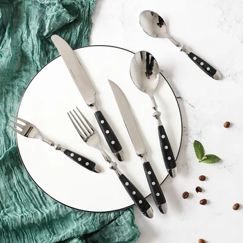 New Korean star cutlery set stainless steel cutlery steak knife home accessories gift
New Korean star cutlery set stainless steel cutlery steak knife home accessories gift