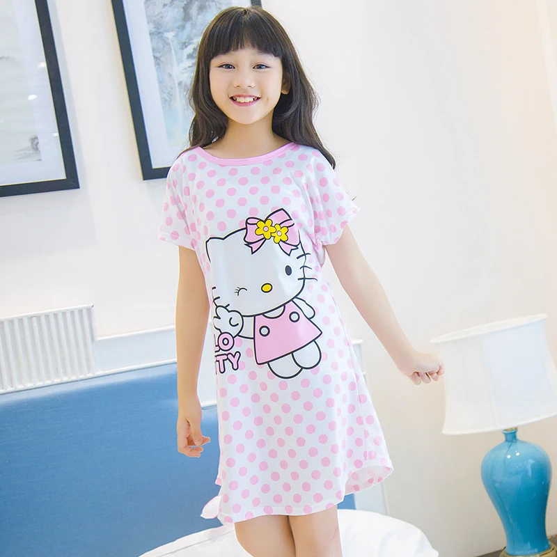 Children's Day Gift Summer pyjamas Print Cartoon nightgown Dress Nightie Girls Cute Princess nightclothes Skirt home Nightdress
Children's Day Gift Summer pyjamas Print Cartoon nightgown Dress Nightie Girls Cute Princess nightclothes Skirt home Nightdress