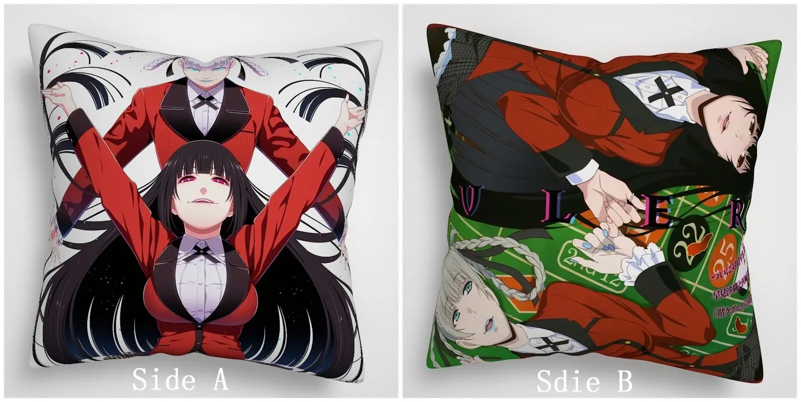 Anime Kakegurui Two Sides Pillow Case Pillowcase Cover Home/bed/sofa/car Decore Cosplay Gift New
Anime Kakegurui Two Sides Pillow Case Pillowcase Cover Home/bed/sofa/car Decore Cosplay Gift New