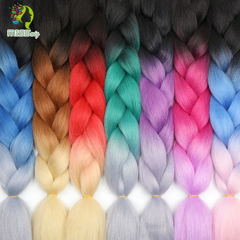 MISS WIG Jumb Braiding Synthetic Hair 88Colors Available 24Inch Crochet Blonde Hair For Women Extensions Jumbo Braids Hairstyles
MISS WIG Jumb Braiding Synthetic Hair 88Colors Available 24Inch Crochet Blonde Hair For Women Extensions Jumbo Braids Hairstyles