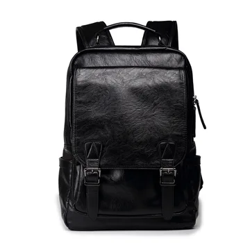 Simple Black Large Capacity Mens Leather Backpack For Travel Casual mochila Men Daypacks Leather Travle Backpack
Simple Black Large Capacity Mens Leather Backpack For Travel Casual mochila Men Daypacks Leather Travle Backpack