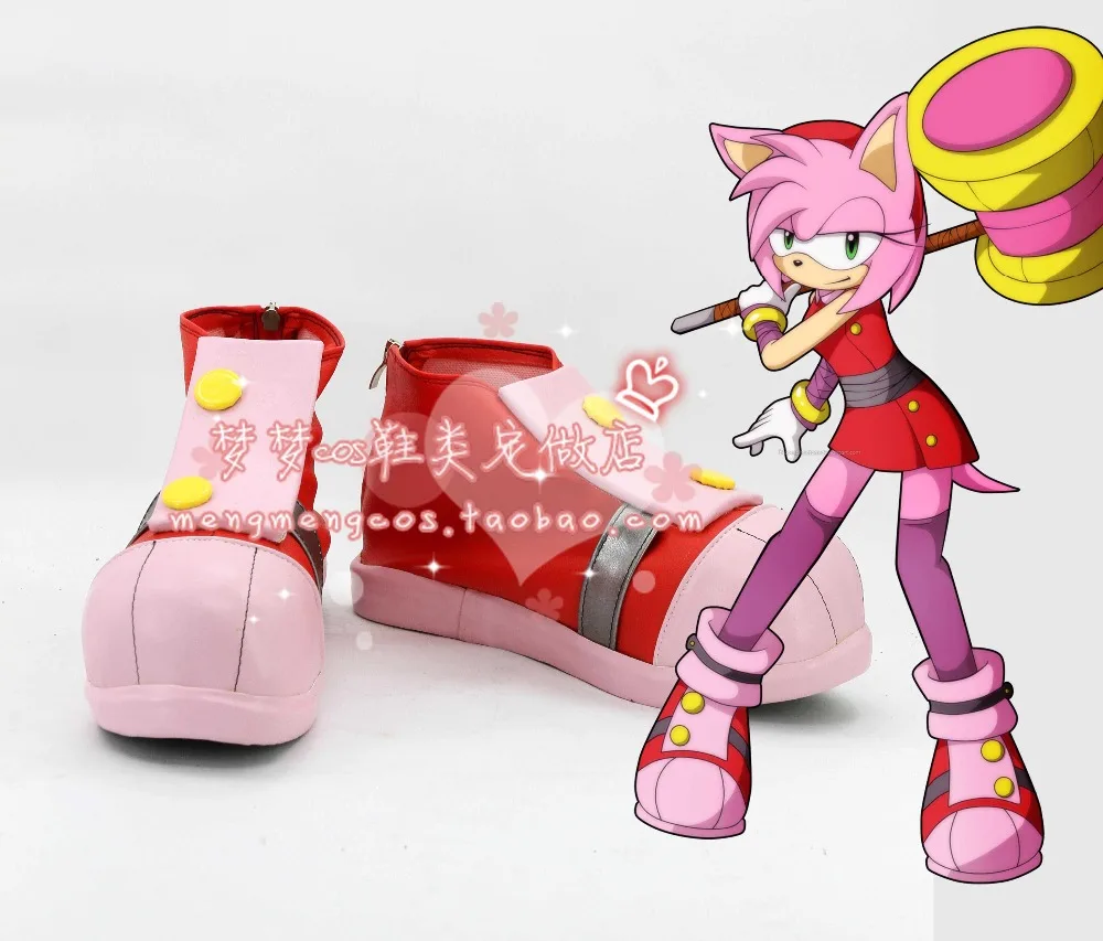 Sonic the Hedgehog Series RWBY Amy Rose Emi Rozu Rosy The Rascal cosplay Shoes Boots Custom-Made 2663
Sonic the Hedgehog Series RWBY Amy Rose Emi Rozu Rosy The Rascal cosplay Shoes Boots Custom-Made 2663