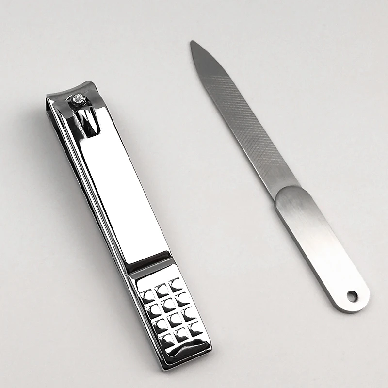 2Pcs/set Stainless Steel Nail Clipper Manicure Set Nail File Scissor Nippers Cutter Tool Kits For Personal Nails
2Pcs/set Stainless Steel Nail Clipper Manicure Set Nail File Scissor Nippers Cutter Tool Kits For Personal Nails