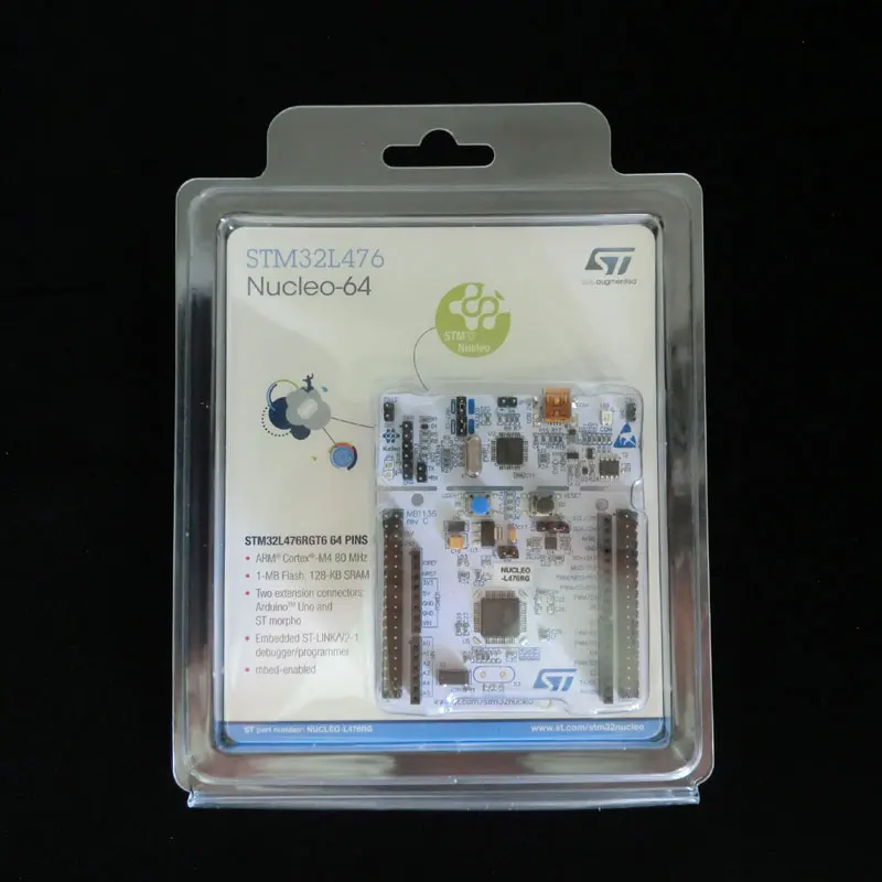 1 pcs x NUCLEO-L476RG ARM STM32 Nucleo development board with STM32L476RGT6 MCU, supports Arduino NUCLEO L476RG
1 pcs x NUCLEO-L476RG ARM STM32 Nucleo development board with STM32L476RGT6 MCU, supports Arduino NUCLEO L476RG