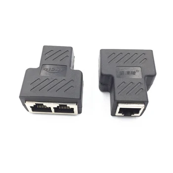 2PCS RJ45 Connector RJ45 Splitter 8P8C Network Adapter Extender Connector Suitable for Cat5E Cat6 Cat7 Ethernet Router Function
2PCS RJ45 Connector RJ45 Splitter 8P8C Network Adapter Extender Connector Suitable for Cat5E Cat6 Cat7 Ethernet Router Function