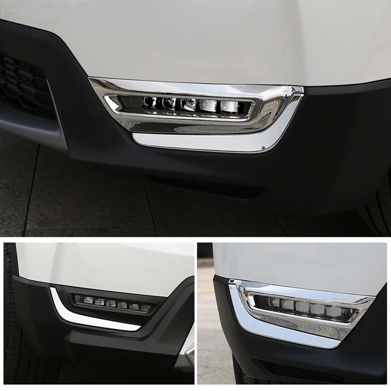 2PCS/SET For Honda CRV 2017 2018 2019 ABS Chrome Front Fog Light Lamp Trim Cover Car Styling Auto Accessories
2PCS/SET For Honda CRV 2017 2018 2019 ABS Chrome Front Fog Light Lamp Trim Cover Car Styling Auto Accessories