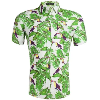 Beach Shirts 2019 Summer Fashion camisa masculina Coconut Tree Printed Short Sleeve Button Down Hawaiian Shirts Mens Plus size
Beach Shirts 2019 Summer Fashion camisa masculina Coconut Tree Printed Short Sleeve Button Down Hawaiian Shirts Mens Plus size