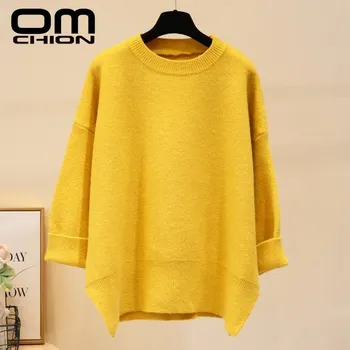 OMCHION Jumper 2019 Winter O Neck Oversized Women Sweaters And Pullovers Split Solid Sweater Loose Knitwear Pull Femme LMY183
OMCHION Jumper 2019 Winter O Neck Oversized Women Sweaters And Pullovers Split Solid Sweater Loose Knitwear Pull Femme LMY183