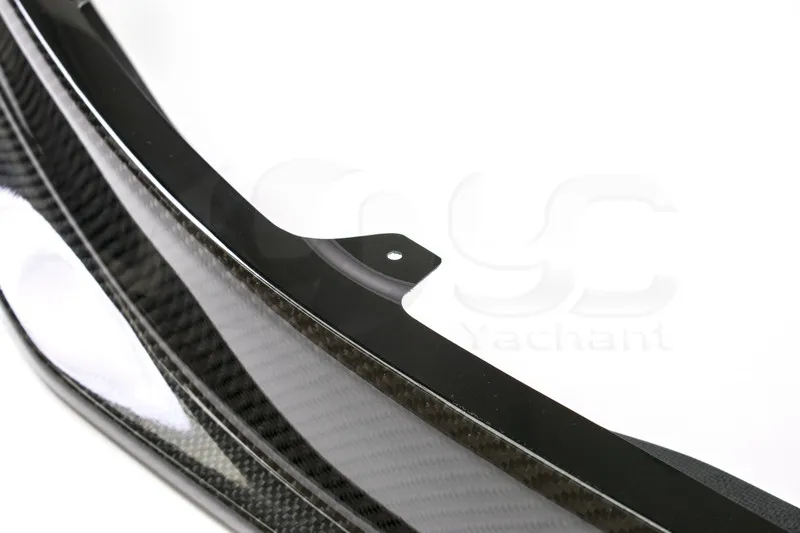 2008-2010 Nissan R35 GTR CBA KANSAI Type 2 Style Front Lip without Air Duct CF (10)