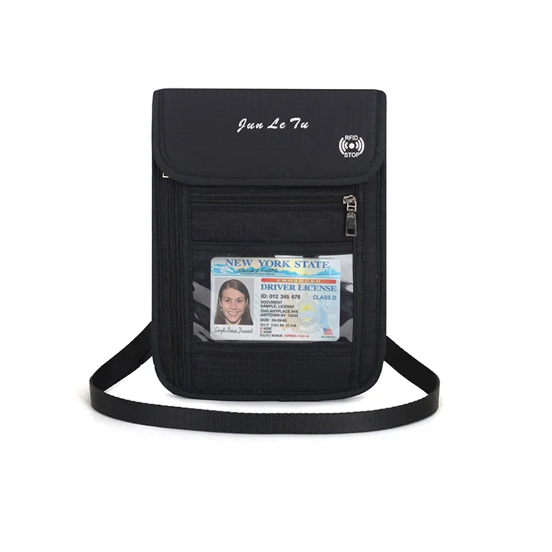 Nylon RFID Anti-Theft Passport Holder Neck Bag Travel Waterproof Phone Wallet ID Card Holder Multifunction Pouch for Men Women
Nylon RFID Anti-Theft Passport Holder Neck Bag Travel Waterproof Phone Wallet ID Card Holder Multifunction Pouch for Men Women