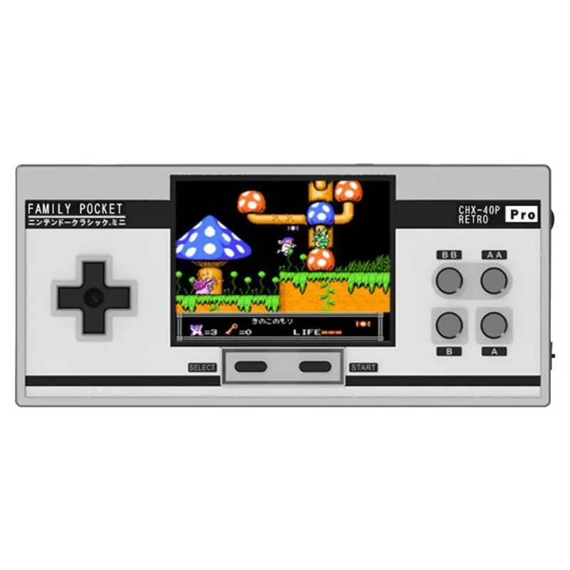 8 Bit Family Pocket PRO Handheld Game Console 3 inch HD Childhood Handheld FC/NES Video Game Player Build-in 348 Retro Game
8 Bit Family Pocket PRO Handheld Game Console 3 inch HD Childhood Handheld FC/NES Video Game Player Build-in 348 Retro Game