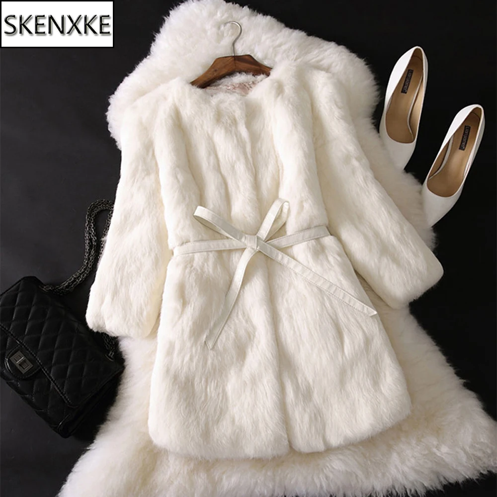2019 New Natural Real Rabbit Fur Long Coat Winter Real Rabbit Fur Jacket Korean Female Three Quarter Sleeve Soft Real Fur Coats
2019 New Natural Real Rabbit Fur Long Coat Winter Real Rabbit Fur Jacket Korean Female Three Quarter Sleeve Soft Real Fur Coats