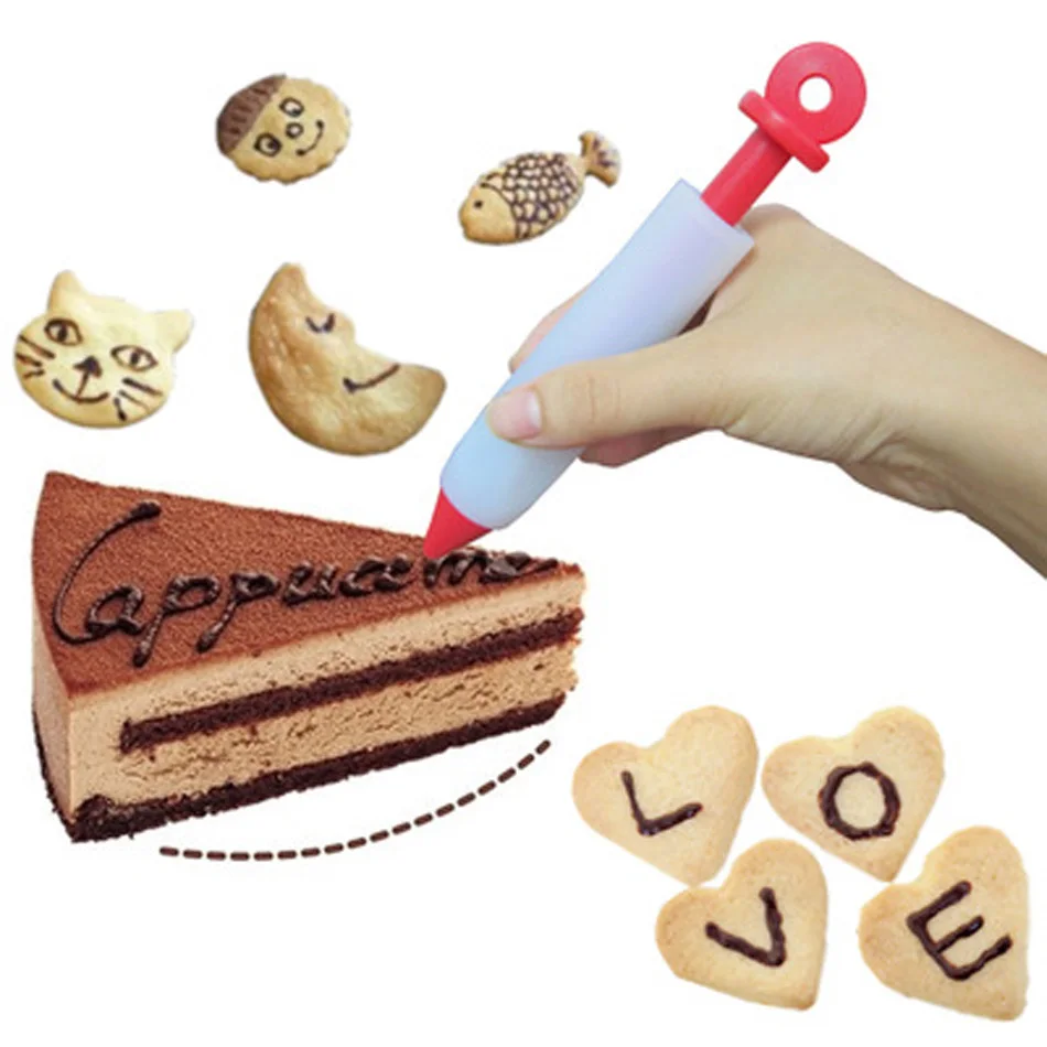 New Fashion Dessert Decorator Pen Piping Pastry Icing Chocolate Cake Decorating Pen Cupcake Biscuit Bakeware Drawing Cake Tools
New Fashion Dessert Decorator Pen Piping Pastry Icing Chocolate Cake Decorating Pen Cupcake Biscuit Bakeware Drawing Cake Tools