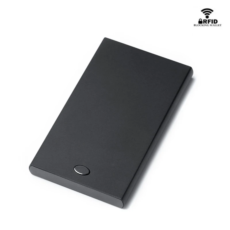 BYCOBECY 2019 Pop Up Credit Card Holder RFID Blocking Card Case Anti Aluminum Box Black Silver Small Purse Fashion Card Wallet
BYCOBECY 2019 Pop Up Credit Card Holder RFID Blocking Card Case Anti Aluminum Box Black Silver Small Purse Fashion Card Wallet