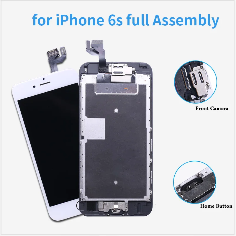 Качественный ЖК-экран AAAA в сборе для iPhone 6s, ЖК-дисплей с 3d сенсорным цифровым преобразователем, предварительно собранный дисплей, фронтальная камера + кнопка «домой»
Качественный ЖК-экран AAAA в сборе для iPhone 6s, ЖК-дисплей с 3d сенсорным цифровым преобразователем, предварительно собранный дисплей, фронтальная камера + кнопка «домой»